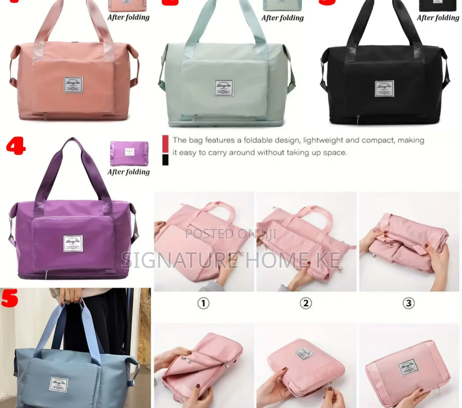 Waterproof Foldable Expandable Bag