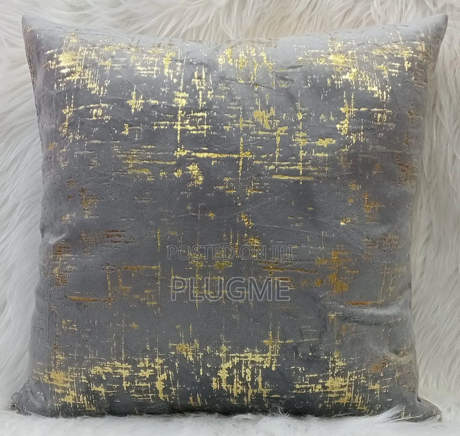 Shinny Marble Cushion Throw Pillow