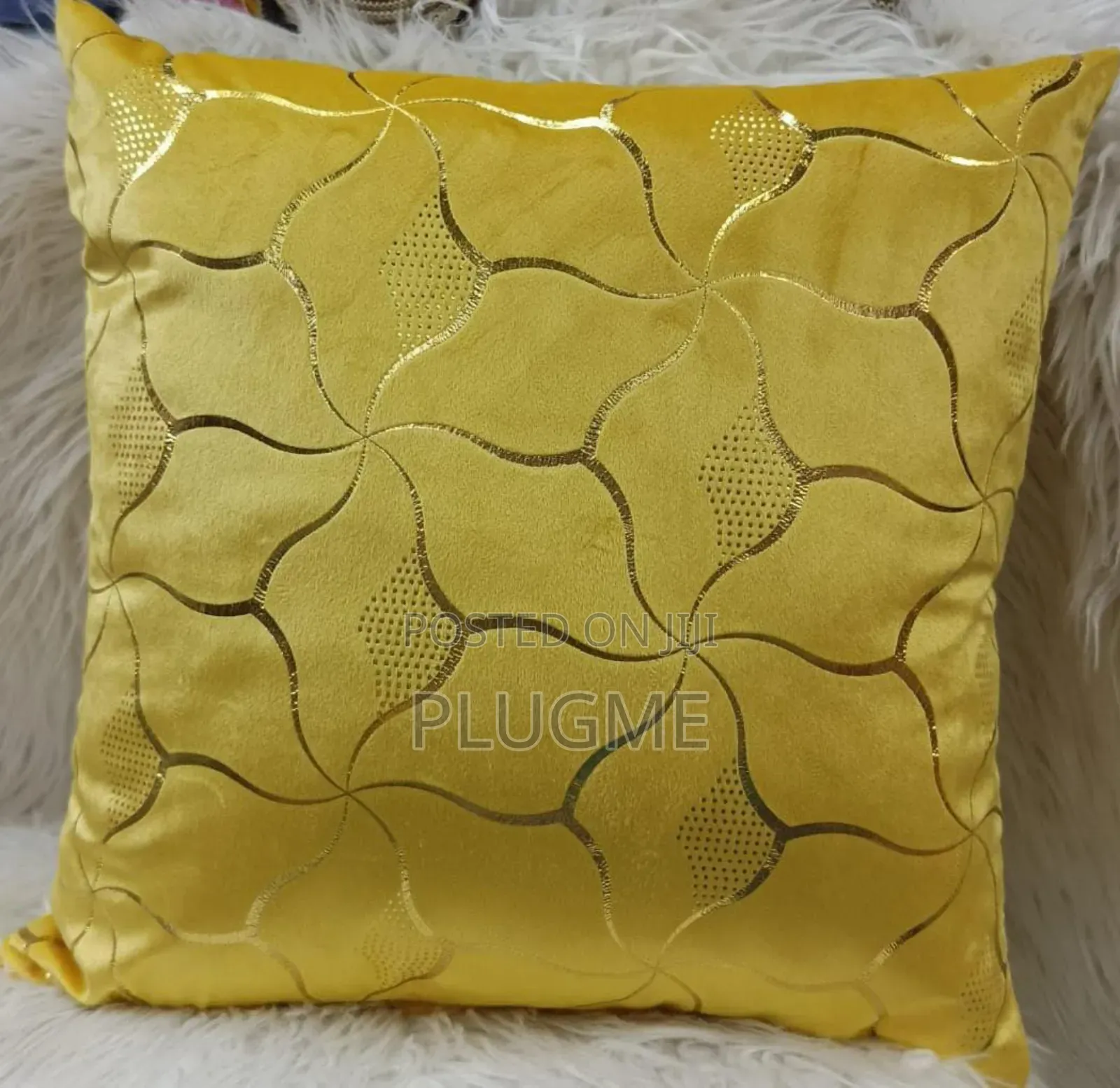 Shinny Marble Cushion Throw Pillow