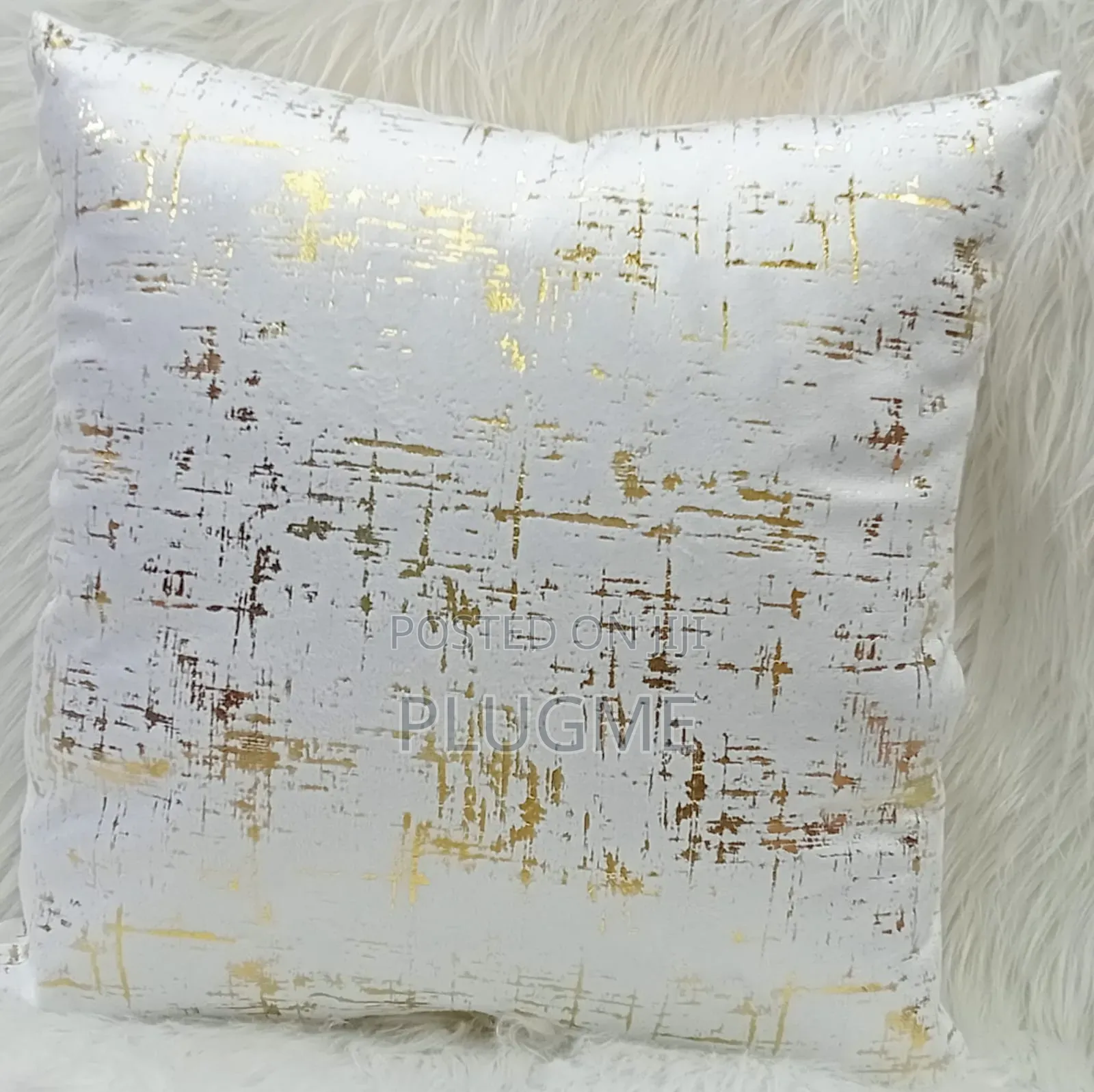 Shinny Marble Cushion Throw Pillow