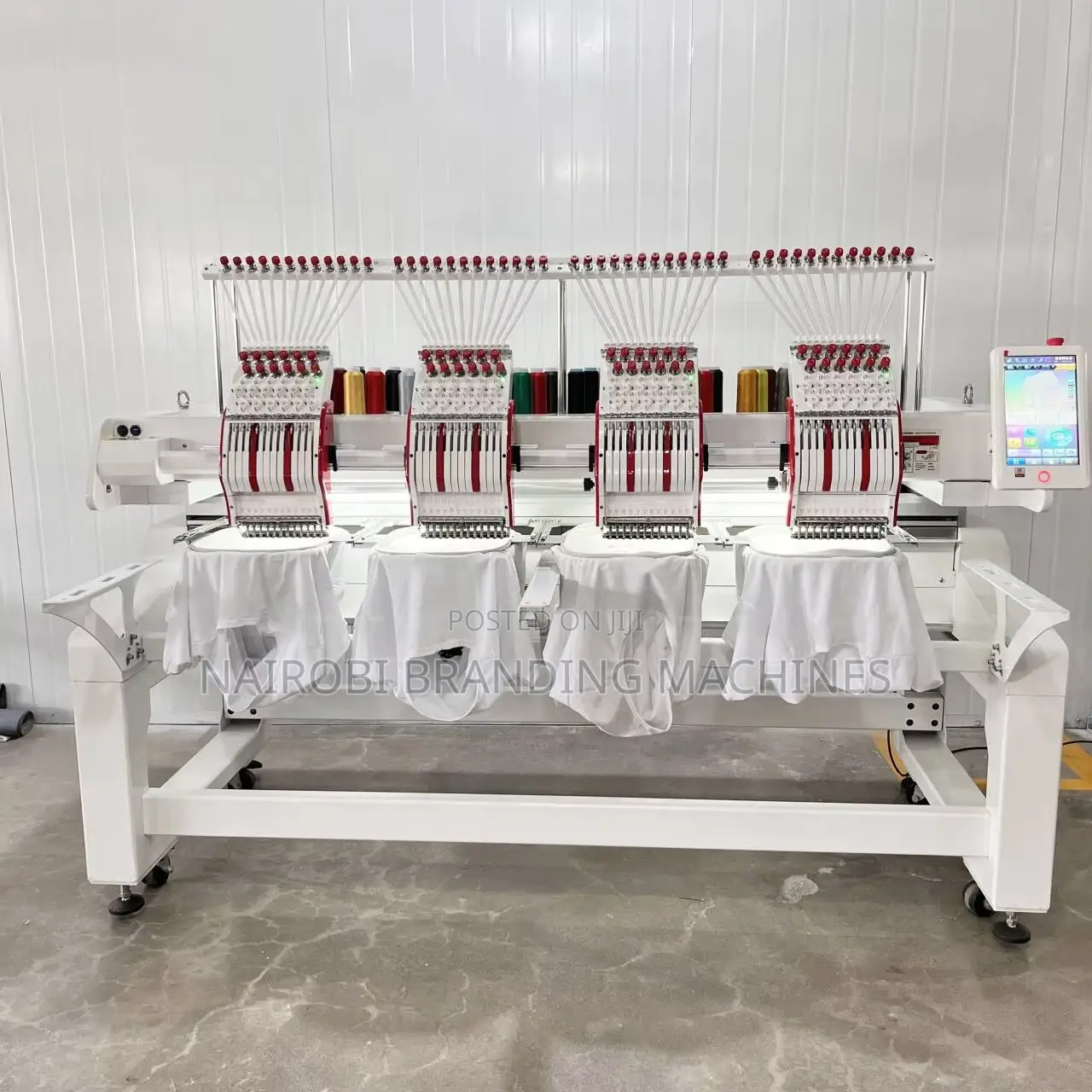 4-Head 1200 Stitch/Min CNC Flat Embroidery Machine Cost-Effective