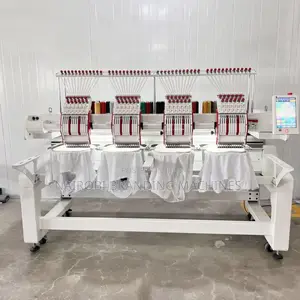 4-Head 1200 Stitch/Min CNC Flat Embroidery Machine Cost-Effective