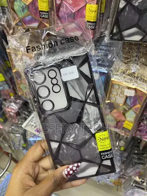 Ziwesx Samsung S24 Ultra Geometric Diamond Pattern Cover