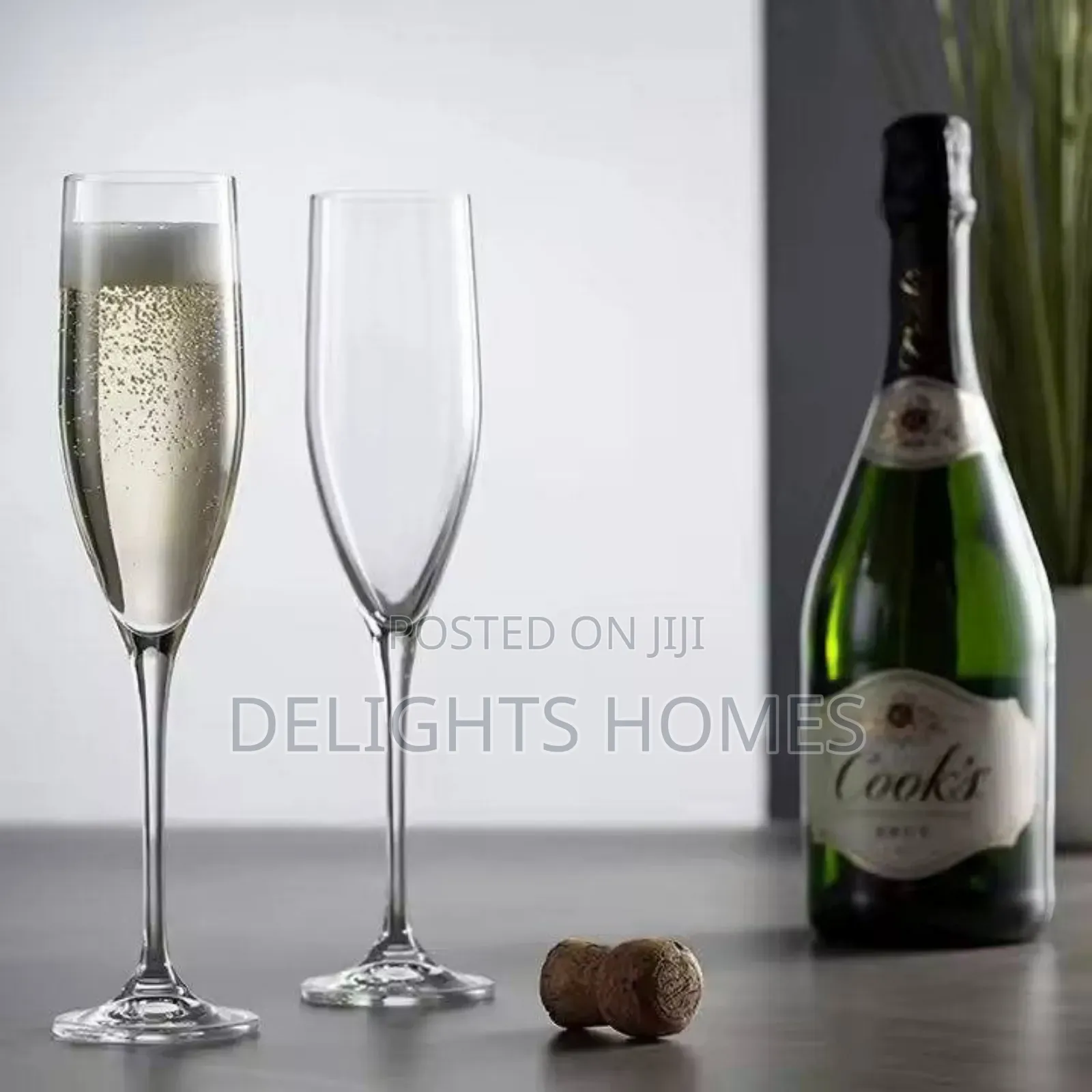 Crystal Clear Goblet Champagne Glass_sb