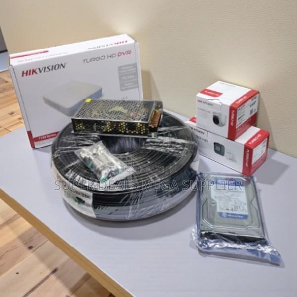 Hikvision Full Hd CCTV Camera Kit 2 Cameras 500gb Hard Disk and DVR