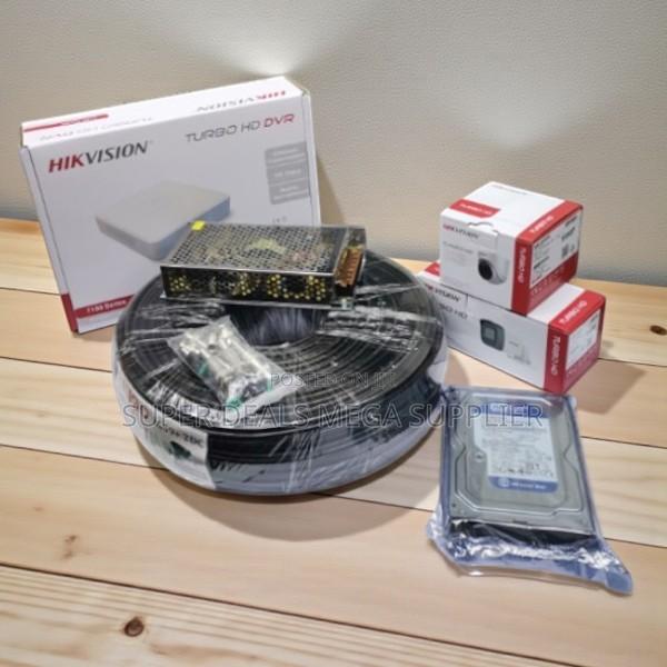 Hikvision 1080p 2 CCTV Cameras Complete Set With DVR and 500gb Storage