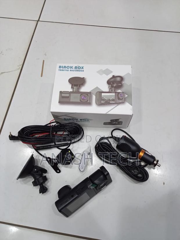 Dash Cam Dashboard Car Three Lens Front Inner Rear Car Camera - main view