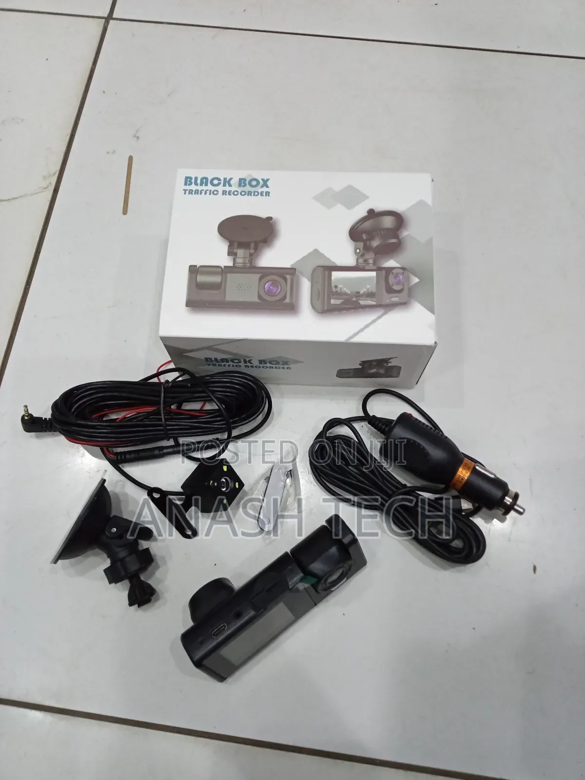 Dash Cam 2.4inch 1080p Dual Three Lens Front Inner Rear Car