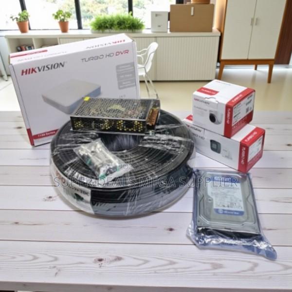 Hikvision 2 Camera Full Hd CCTV Package With 4ch DVR 20m Cable and HDD