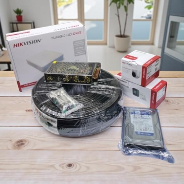 Hikvision 1080p 2 Cameras Surveillance Kit 4 Channel DVR and 20m Cable