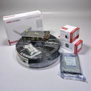 Hikvision 2 Cameras 1080p Security CCTV Kit 4ch DVR and 500gb Harddisk
