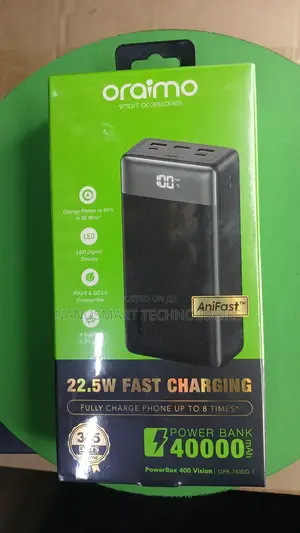 Oraimo Powerbox 400 Vision-40000mah Powerbank