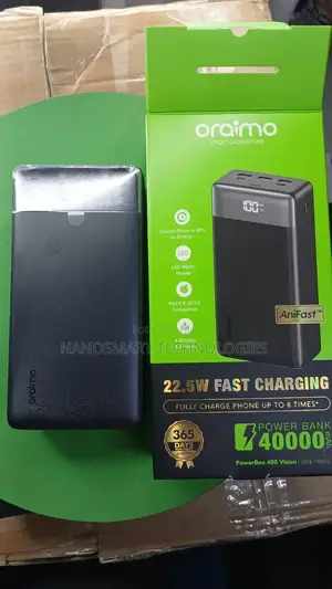 Oraimo Powerbox 400 Vision-40000mah Powerbank