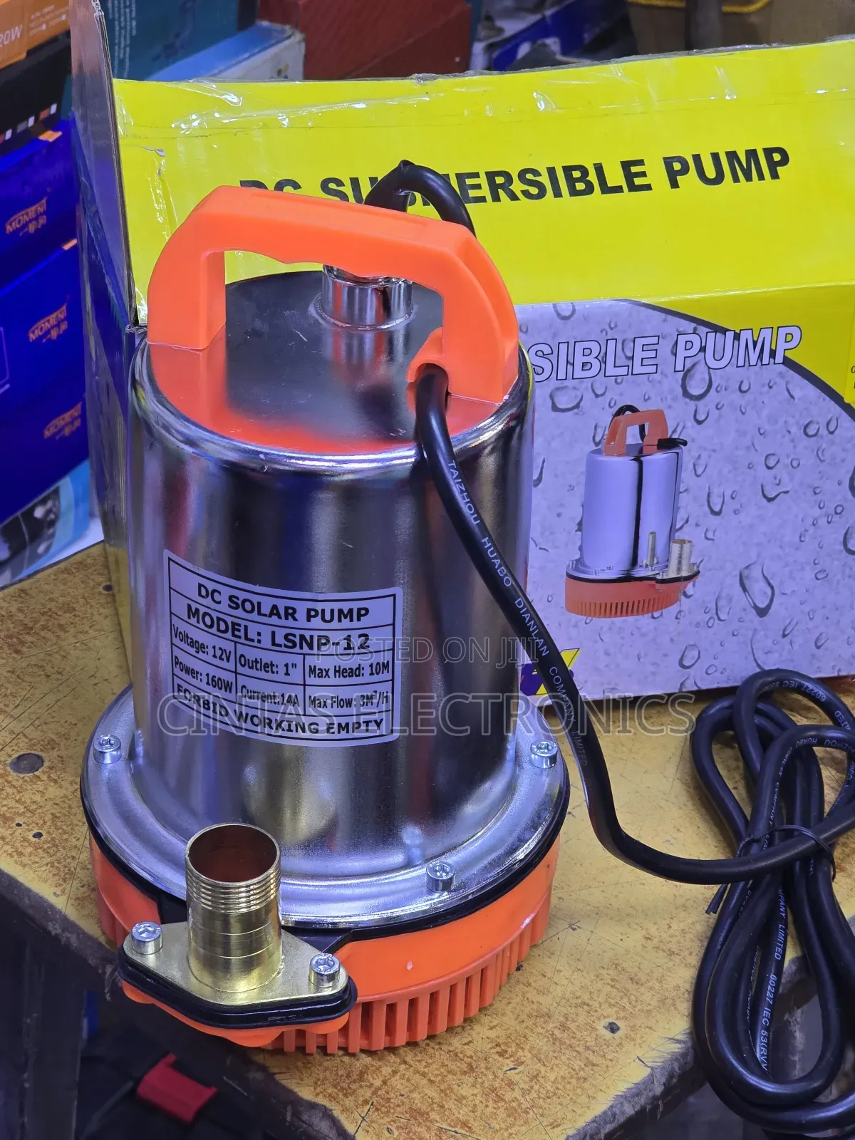 Dc Submersible Water Pump 10m H/Max