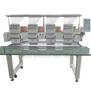 New Flat Embroidery Machine 4 Heads Computerized High Quality