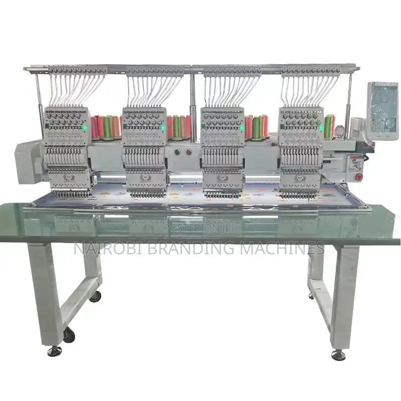 New Flat Embroidery Machine 4 Heads Computerized High Quality