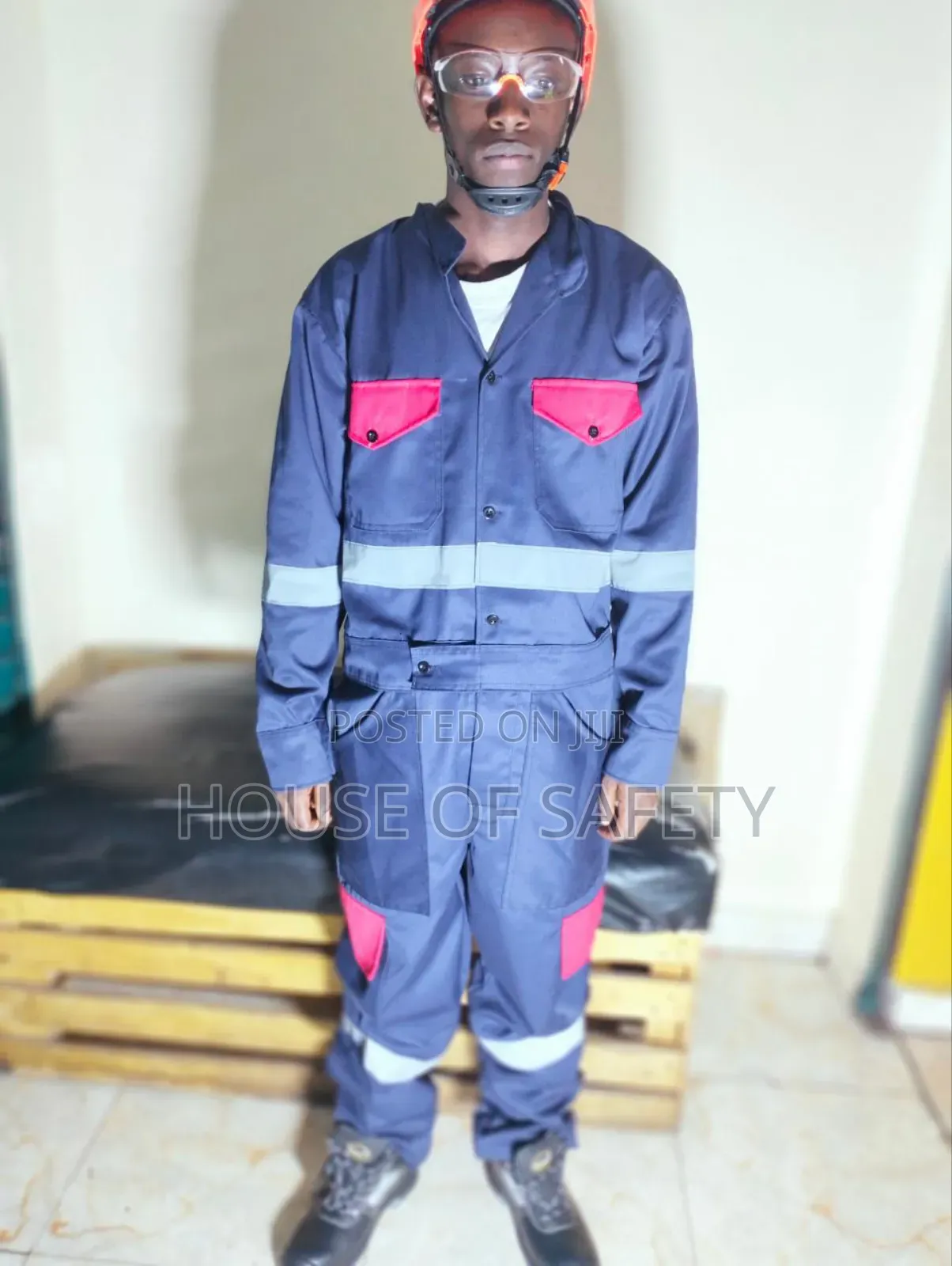 Reflective Safety Overall a Mixture of Colours