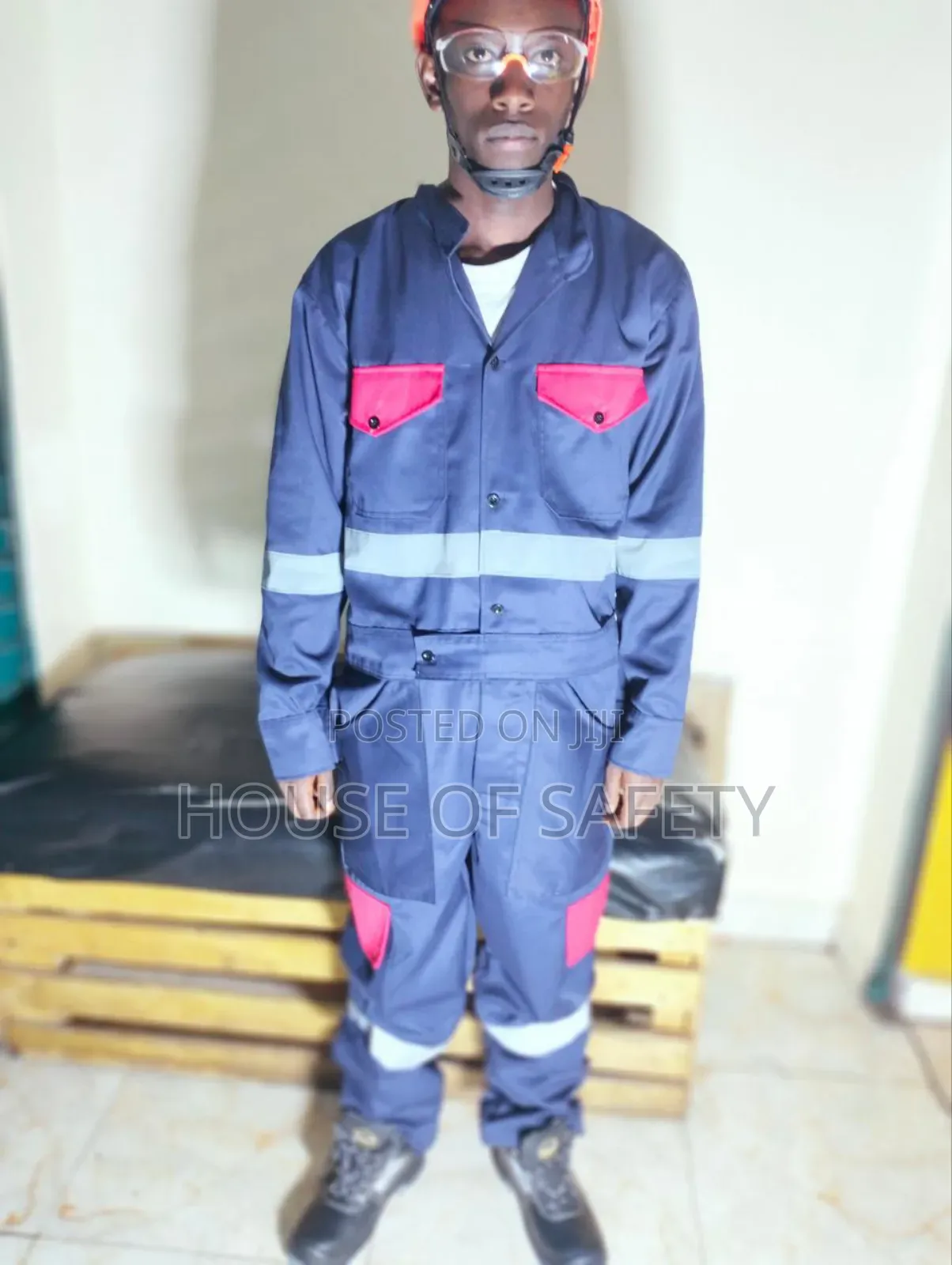 Reflective Safety Overall a Mixture of Colours