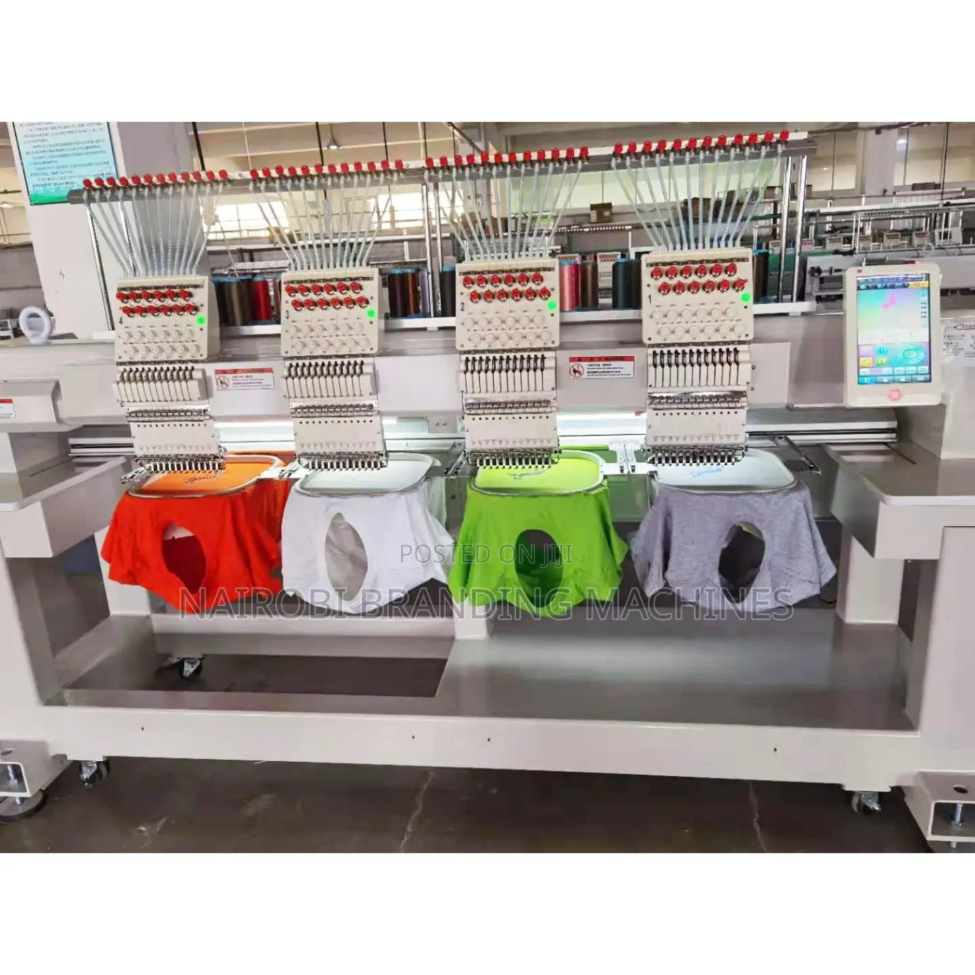High-Speed 1200rpm 4-Head Computerized Embroidery Machine Hot Sale