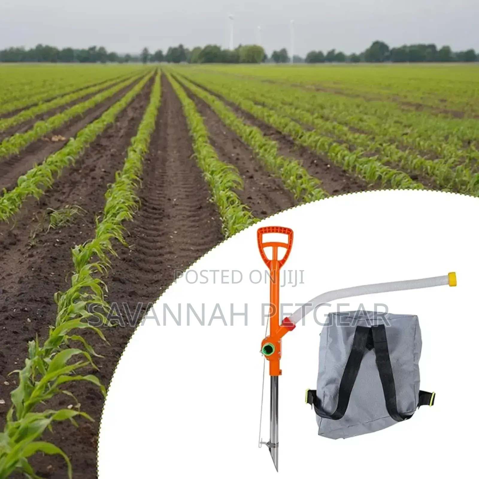 Manual Fertilizer Spreader Work-Saving for Vegetables,Corn,Fruit Trees