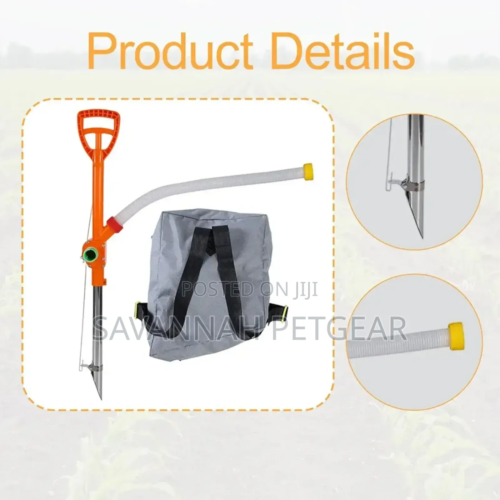 Manual Fertilizer Spreader Work-Saving for Vegetables,Corn,Fruit Trees