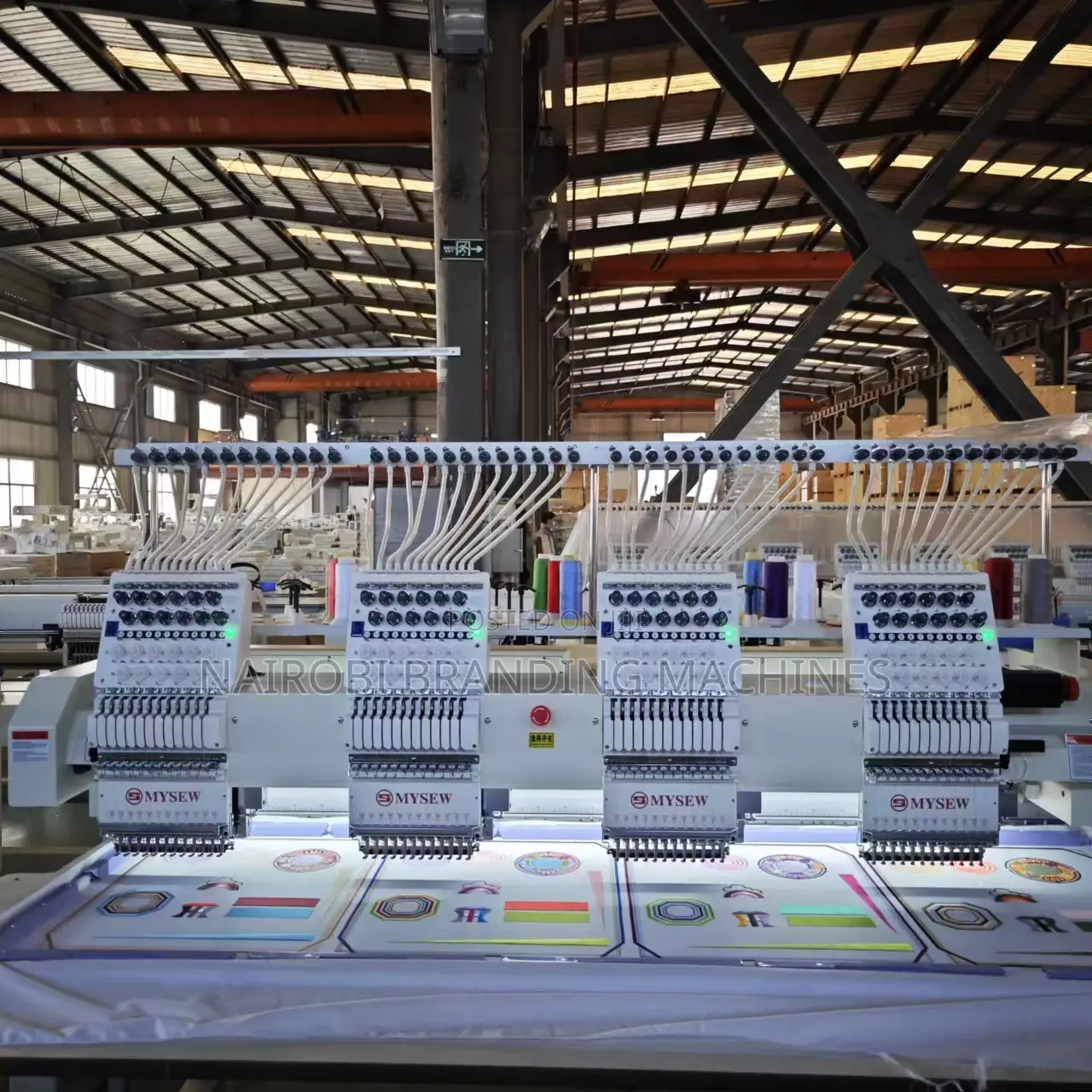 Commercial 4 Head Industrial Embroidery Machine Price