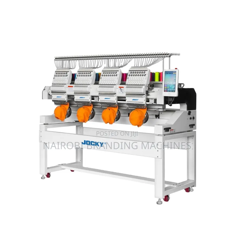 Economical Commercial Four-Heads 12-Needle Embroidery Machine