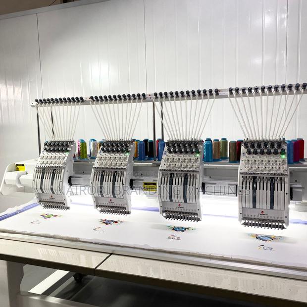 New Industrial 4-Head High-Accuracy Flat Cap Embroidery Machine