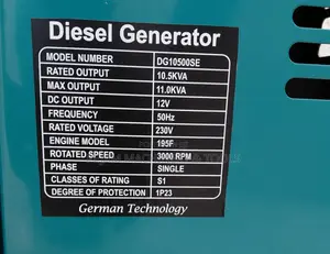 10.5kva Premier Silent Diesel Generator.