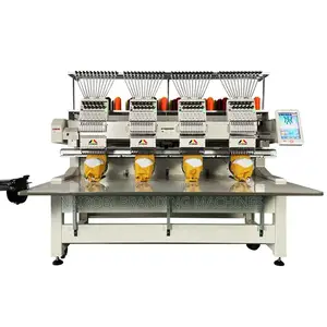 Multi 4 Head Flat Embroidery Machine Automatic 9 12 15 Needles