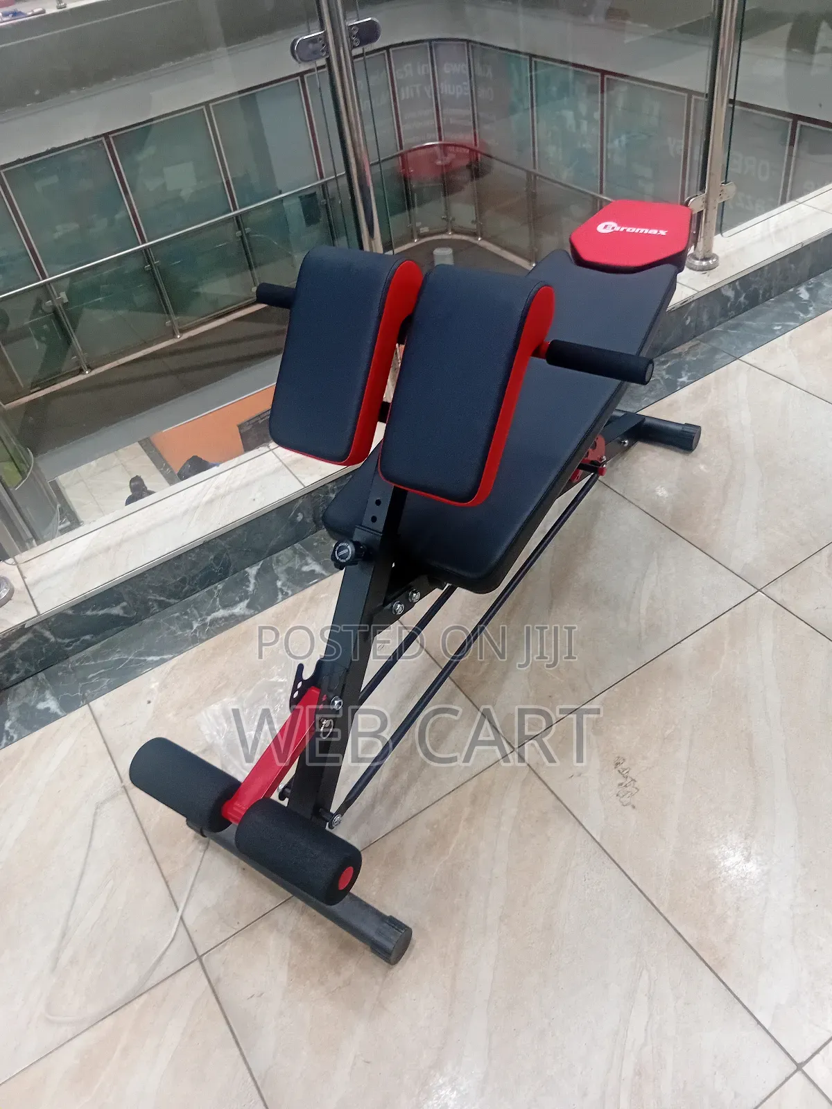Heavy-Duty Adjustable Sit-Up Bench With Leg Locks