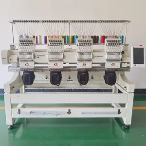 Industrial 9/12/15 Needles 4 Heads Computerized Embroidery Machine