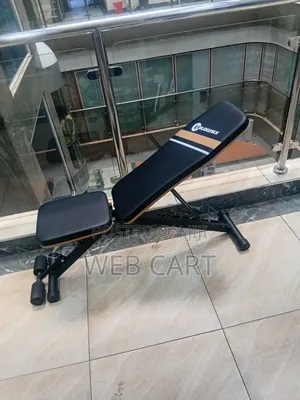 Black Adjustable Fitness Bench