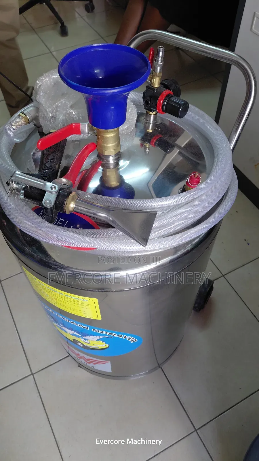 Stainless Steel Heavy Duty Soap Foaming Machine 80litres