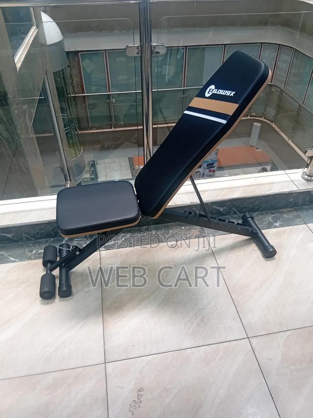 Black Strength Training Bench - main view