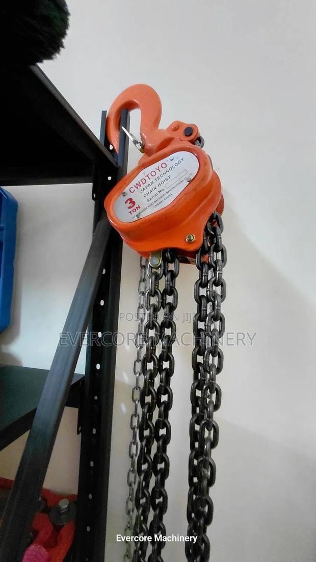 Heav Duty 3tonne Chain Hoist/Block Tool. - main view