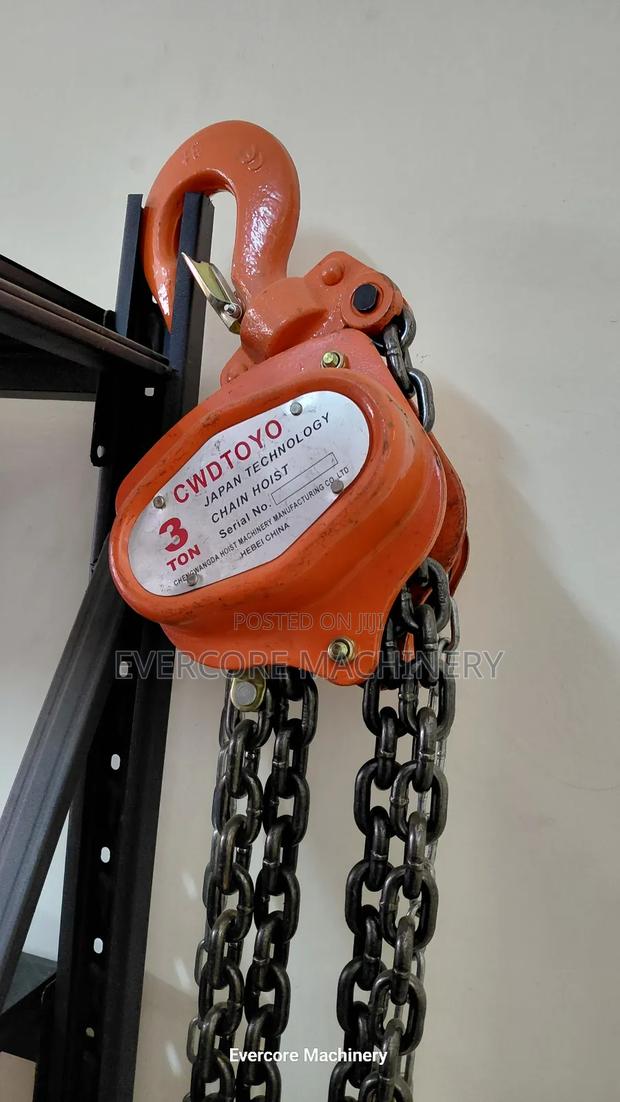 Heav Duty 3tonne Chain Hoist/Block Tool. - thumbnail 4
