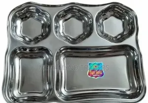 Partition Plate/Stainless Steel 5 Portion Partitioned Plate