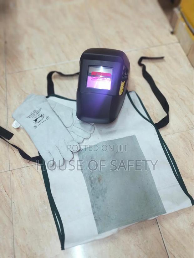 Auto-darkening Helmet,Weding Gloves, And Apron - main view