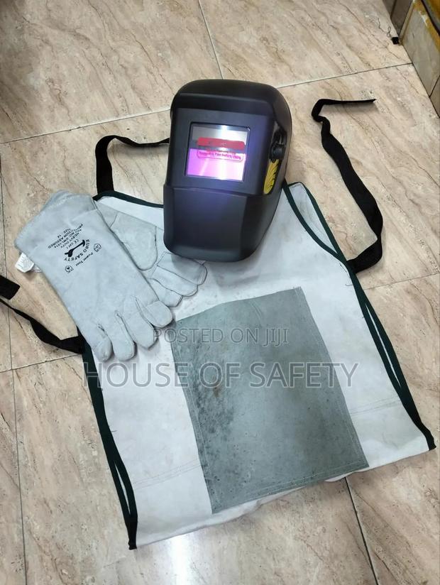 Auto-darkening Helmet,Weding Gloves, And Apron - thumbnail 2