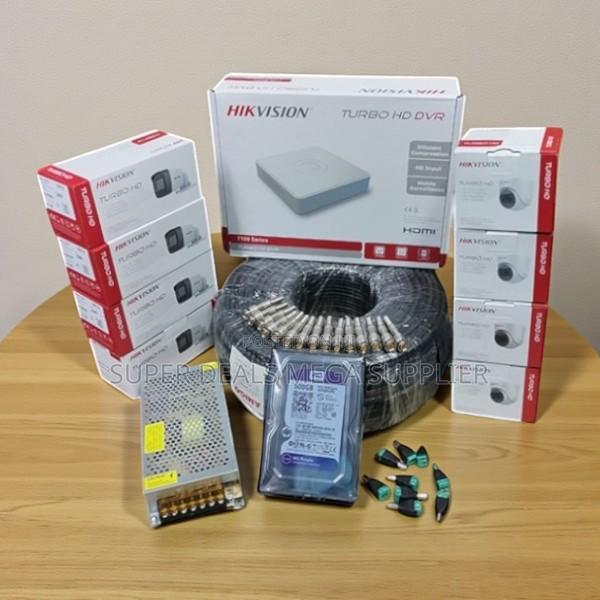 Hikvision 1080p Full Hd CCTV 8 Camera Kit 8 Chnnel DVR and 500gb HDD
