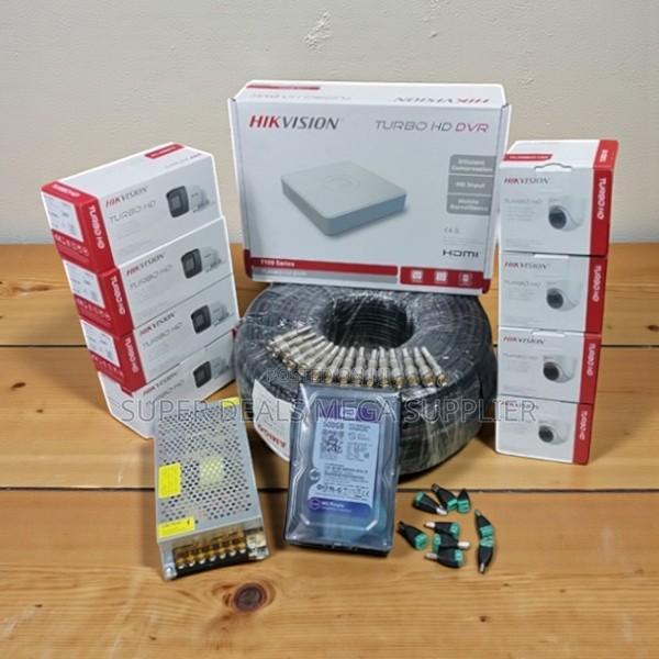 Hikvision 8 Channel DVR CCTV Kit 8 Hd Cameras With 500gb Hard Disk