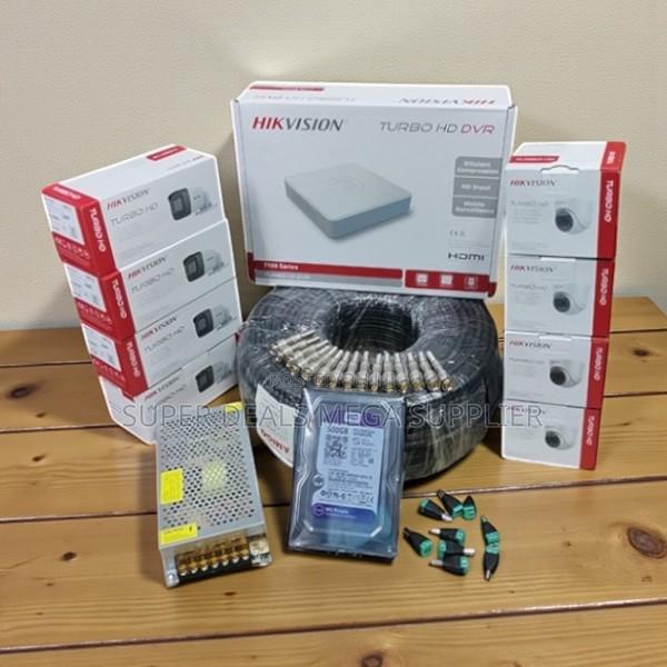 Hikvision 8 Cameras Full Hd 2mp CCTV Kit 8 Channel DVR and 500gb HDD