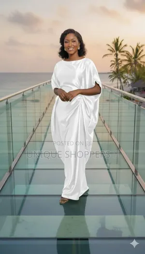 Classy Dresses Heavy Satin Material Free Sizes