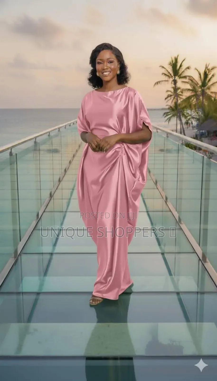 Classy Dresses Heavy Satin Material Free Sizes
