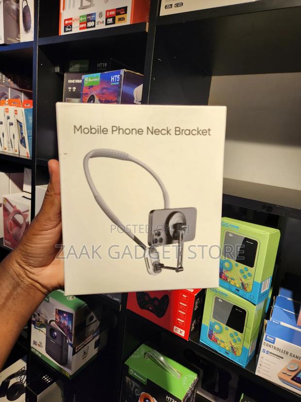 Mobile Phone Neck Bracket With Skin Friendly Silicone - thumbnail 2