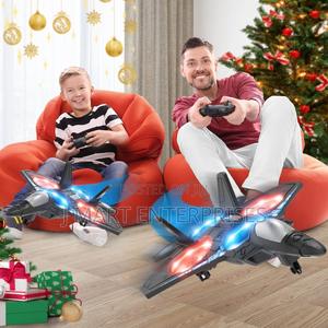 Remote Control Airplane Fighter Jet With Led Light, - main view