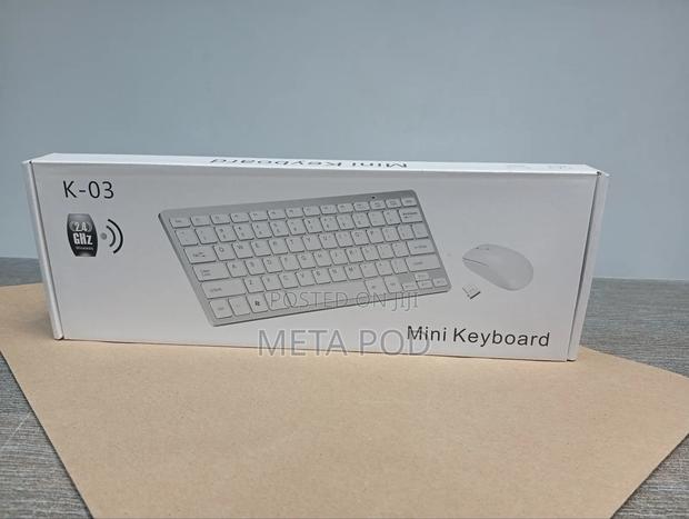 K-03 Mini Portable Wireless Keyboard Mouse - thumbnail 2