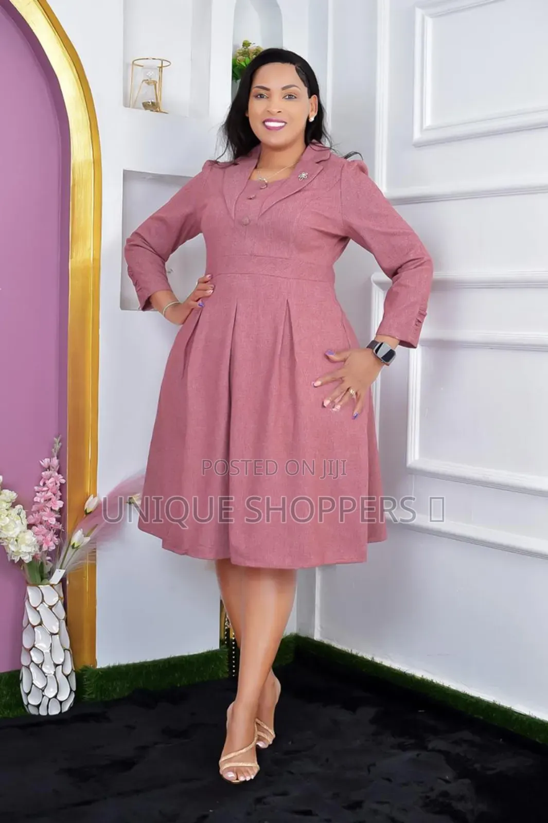 European Market Dresses, Elegant and Classy Comes With Brooch)