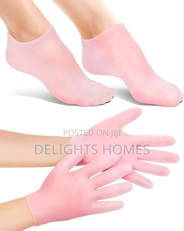 Pedicure and Manicure Spa Gel Socks_hh